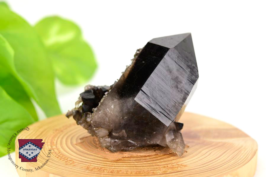 アーカンソー産　黒水晶クラスター　Arkansas　スモーキークォーツ　原石　結晶　クラスター　浄化　置物　天然石　パワーストーン