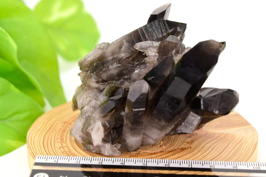 アーカンソー産　黒水晶クラスター　Arkansas　スモーキークォーツ　原石　結晶　クラスター　浄化　置物　天然石　パワーストーン