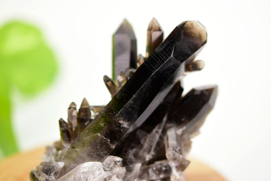 アーカンソー産　黒水晶クラスター　Arkansas　スモーキークォーツ　原石　結晶　クラスター　浄化　置物　天然石　パワーストーン
