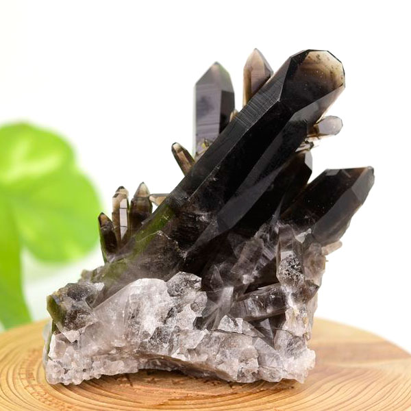 アーカンソー産　黒水晶クラスター　Arkansas　スモーキークォーツ　原石　結晶　クラスター　浄化　置物　天然石　パワーストーン