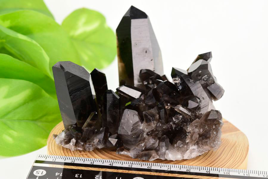 アーカンソー産　黒水晶クラスター　Arkansas　スモーキークォーツ　原石　結晶　クラスター　浄化　置物　天然石　パワーストーン