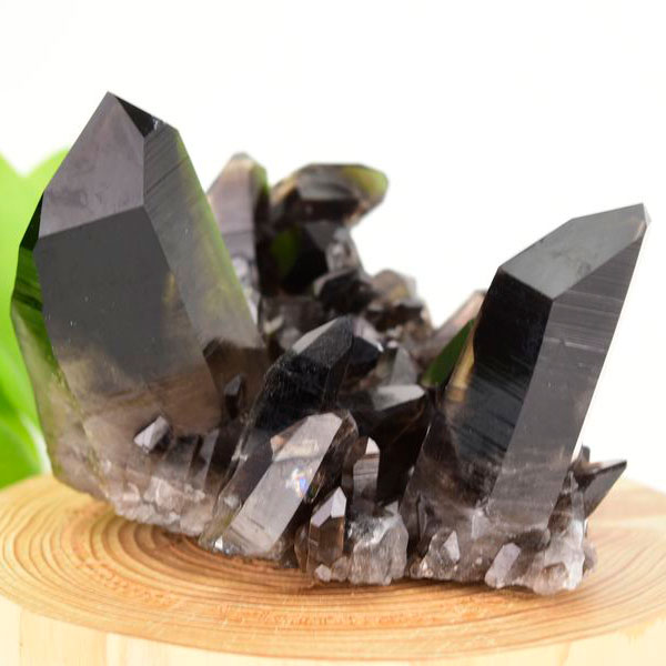 アーカンソー産　黒水晶クラスター　Arkansas　スモーキークォーツ　原石　結晶　クラスター　浄化　置物　天然石　パワーストーン