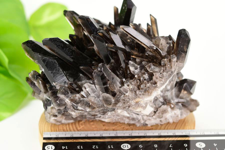 アーカンソー産　黒水晶クラスター　Arkansas　スモーキークォーツ　原石　結晶　クラスター　浄化　置物　天然石　パワーストーン