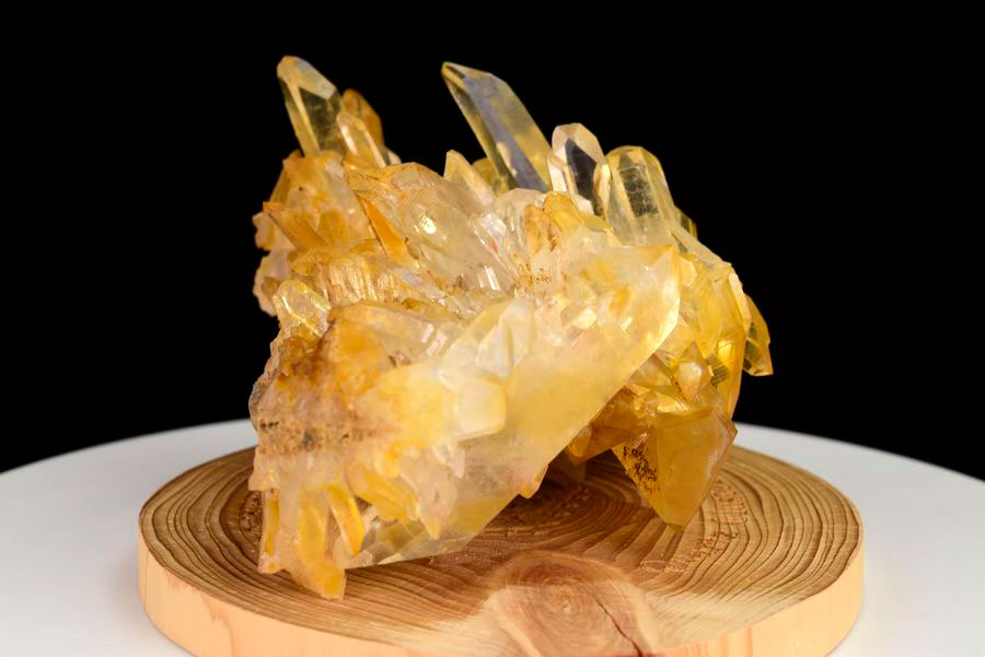 アーカンソー産　ゴールデンヒーラー　水晶クラスター　Arkansas　原石　結晶　クラスター　浄化　置物　天然石　パワーストーン