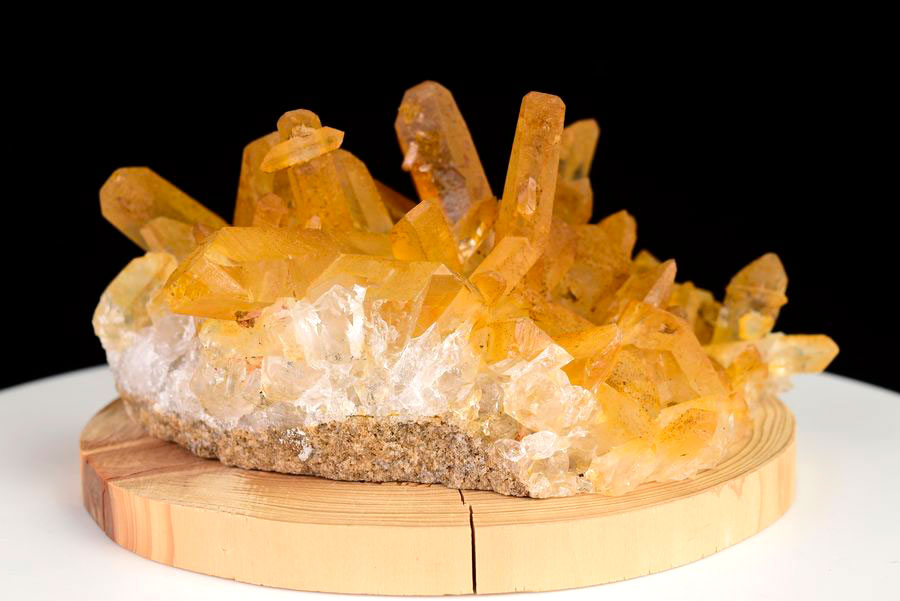 アーカンソー産　ゴールデンヒーラー　水晶クラスター　Arkansas　原石　結晶　クラスター　浄化　置物　天然石　パワーストーン