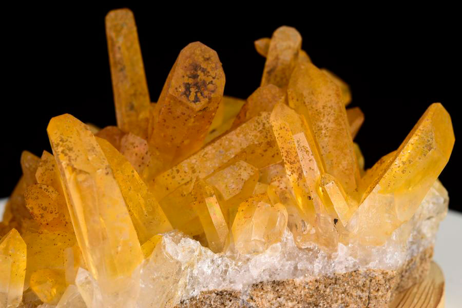 アーカンソー産　ゴールデンヒーラー　水晶クラスター　Arkansas　原石　結晶　クラスター　浄化　置物　天然石　パワーストーン