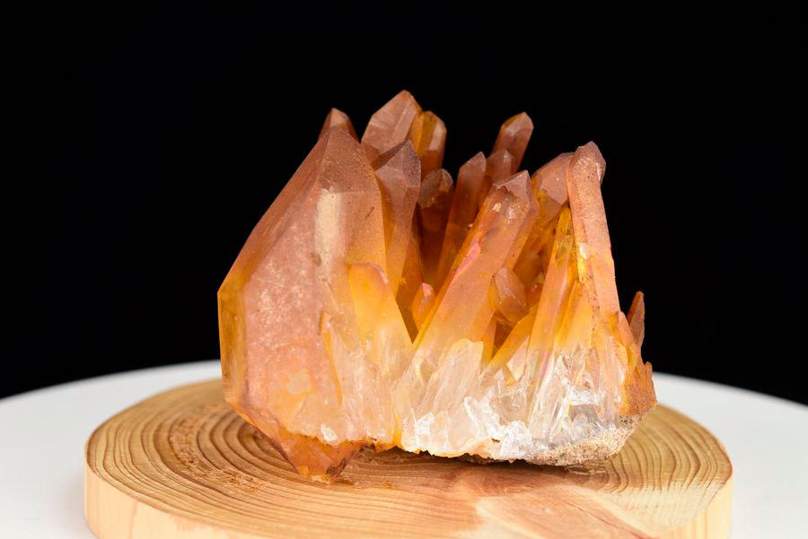 アーカンソー産　ゴールデンヒーラー　水晶クラスター　Arkansas　原石　結晶　クラスター　浄化　置物　天然石　パワーストーン