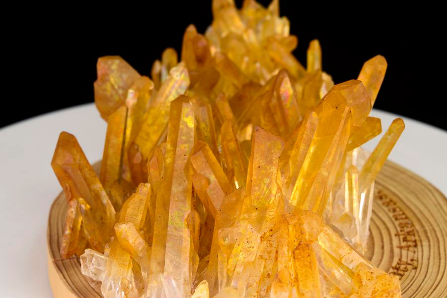 アーカンソー産　ゴールデンヒーラー　水晶クラスター　Arkansas　原石　結晶　クラスター　浄化　置物　天然石　パワーストーン