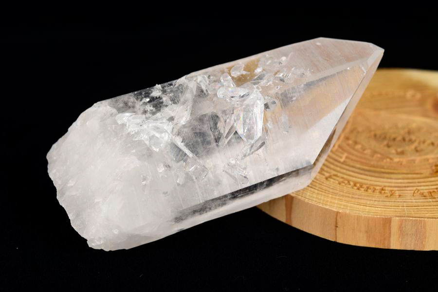 アーカンソー産　水晶ポイント　Arkansas　原石　単結晶　浄化　置物　天然石　パワーストーン