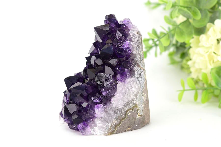 アメジスト　紫水晶　クラスター　原石　ウルグアイ産アメジスト　アルティガス　Artigas Uruguay　インテリア　浄化　置物　カットベース　天然石　パワーストーン