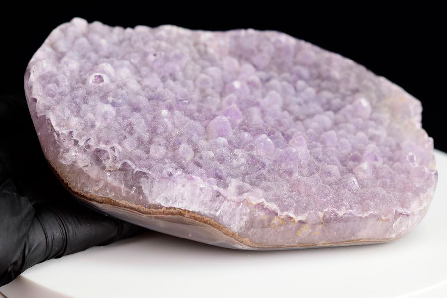 スノーキャップ　シュガーキャップ　アメジスト　Sugar Amethyst Snow Cap　アルティガス　Artigas Uruguay　結晶　天然石　パワーストーン