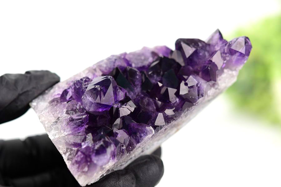 アメジスト　紫水晶　クラスター　原石　ウルグアイ産アメジスト　アルティガス　Artigas Uruguay　インテリア　浄化　置物　カットベース　天然石　パワーストーン