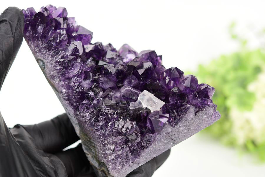 アメジスト　紫水晶　クラスター　原石　ウルグアイ産アメジスト　アルティガス　Artigas Uruguay　インテリア　浄化　置物　カットベース　天然石　パワーストーン