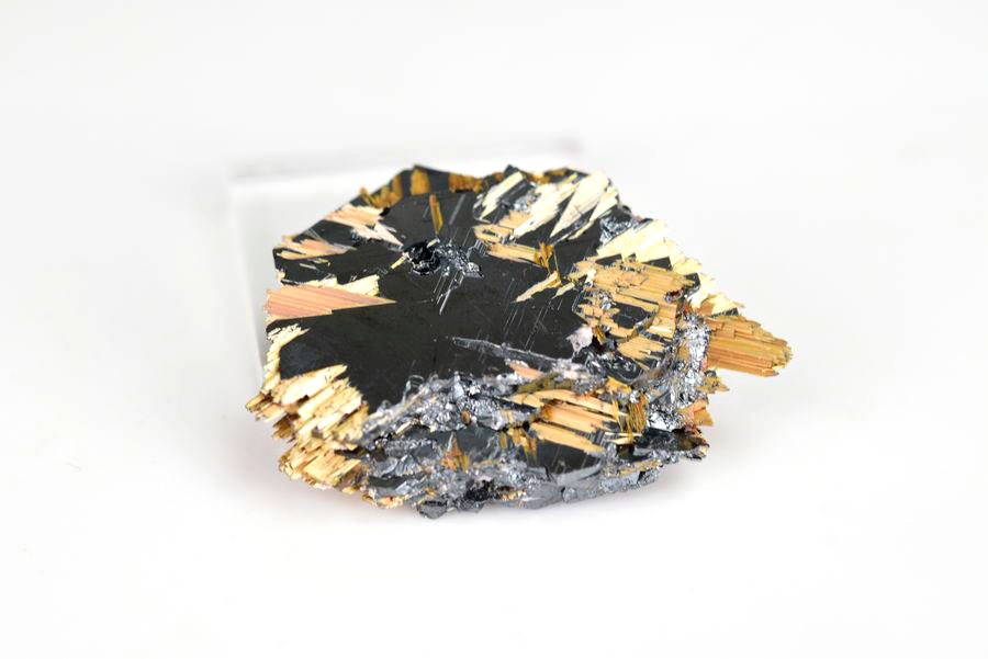 ゴールドルチル　クラスター　鉱物　原石　針状結晶　針のみ　むき出し　置物　天然石　パワーストーン