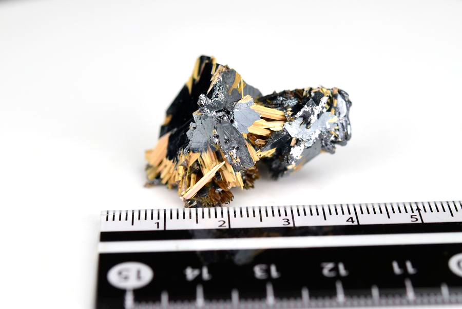 ゴールドルチル　クラスター　鉱物　原石　針状結晶　針のみ　むき出し　置物　天然石　パワーストーン