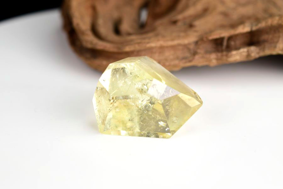 レインボーシトリン　虹入り　黄水晶　ダブルポイント　両剣　DT　天然石　パワーストーン