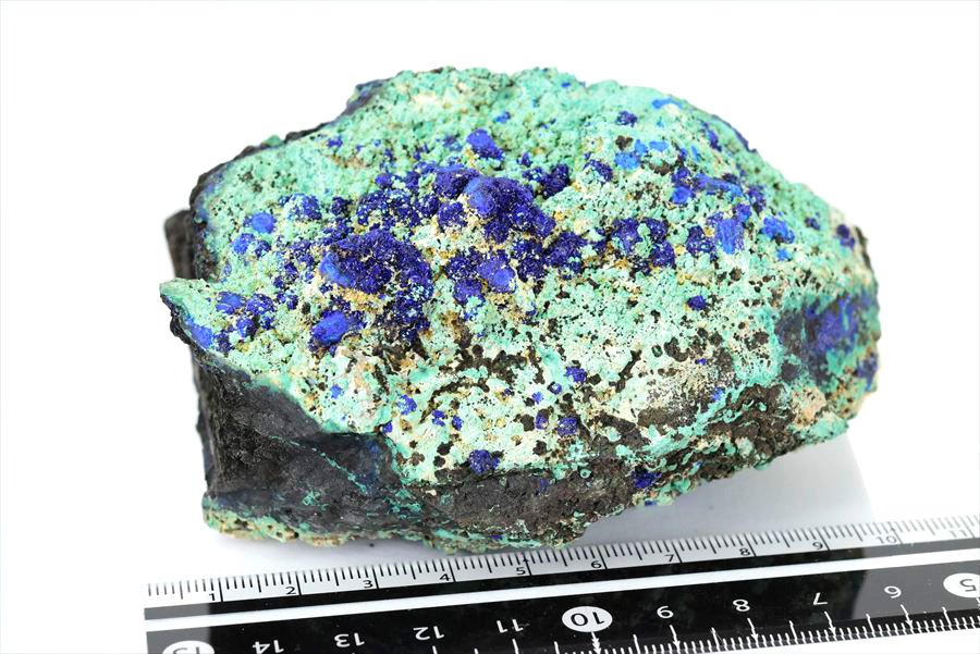 アズライト　マラカイト　アズロマラカイト　アリゾナ州　モレンシー　Morenci　藍銅鉱　孔雀石　原石　鉱物　天然石　パワーストーン