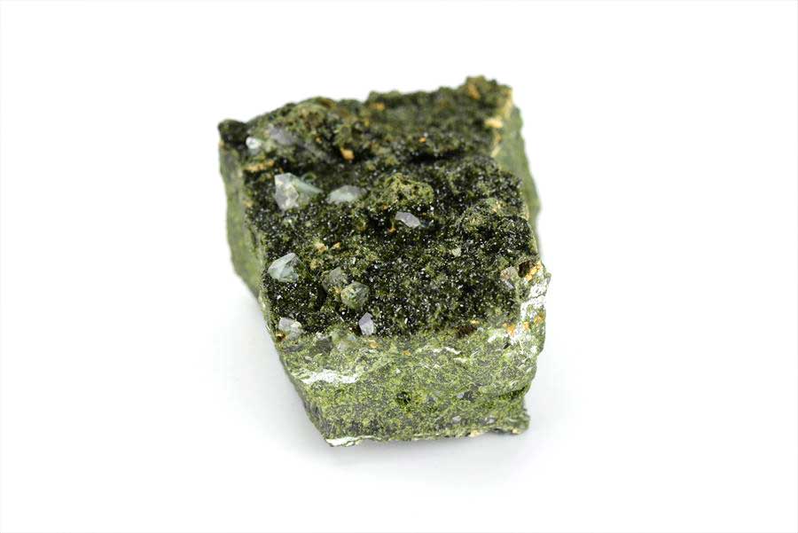 トルコ　ハッカリ産　エピソードクォーツ　Epidote with Quartz　緑簾石　水晶　クラスター　原石　鉱物