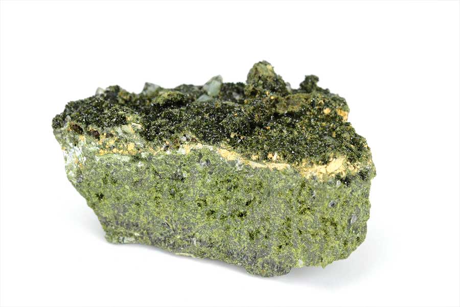 トルコ　ハッカリ産　エピソードクォーツ　Epidote with Quartz　緑簾石　水晶　クラスター　原石　鉱物