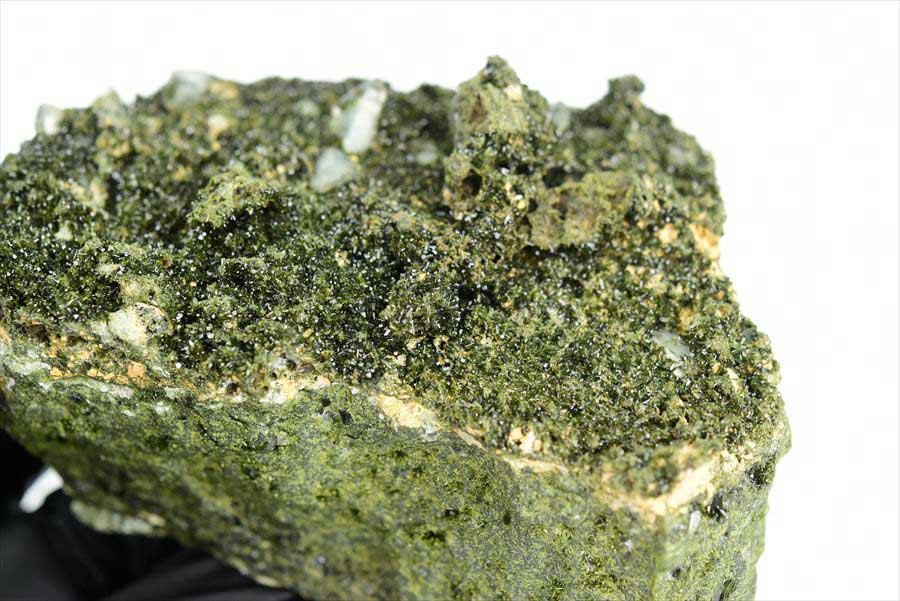 トルコ　ハッカリ産　エピソードクォーツ　Epidote with Quartz　緑簾石　水晶　クラスター　原石　鉱物