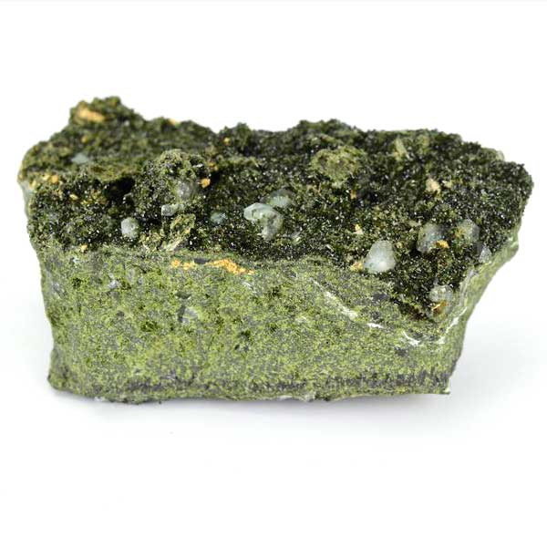 トルコ　ハッカリ産　エピソードクォーツ　Epidote with Quartz　緑簾石　水晶　クラスター　原石　鉱物
