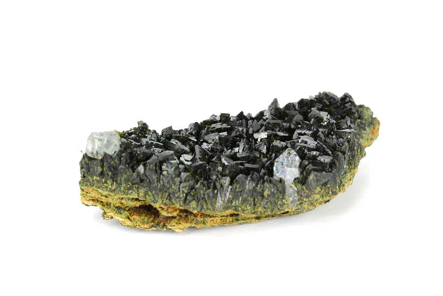 トルコ　ハッカリ産　エピソードクォーツ　Epidote with Quartz　緑簾石　水晶　クラスター　原石　鉱物