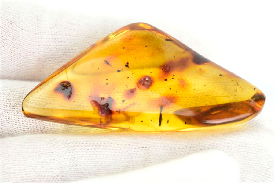 コロンビア産 虫入り 琥珀 アンバー コパル Copal Amber Insects Colombia ヤングアンバー タンブル