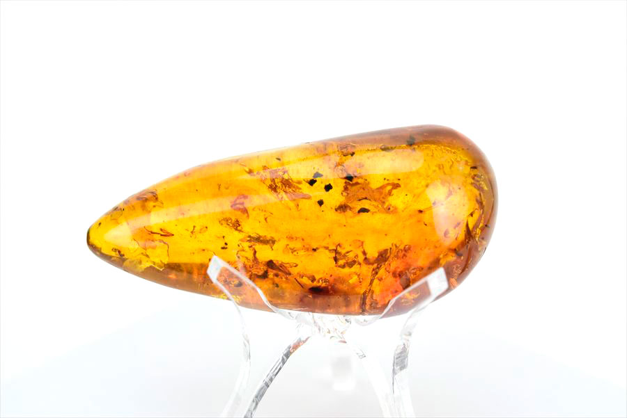 コロンビア産 虫入り 琥珀 アンバー コパル Copal Amber Insects Colombia ヤングアンバー タンブル
