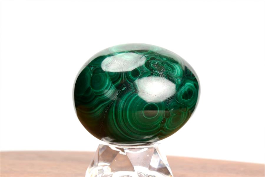 コンゴ産 マラカイト孔雀石 Malachite 卵 エッグ 置物 マーブル 磨き 天然石 パワーストーン