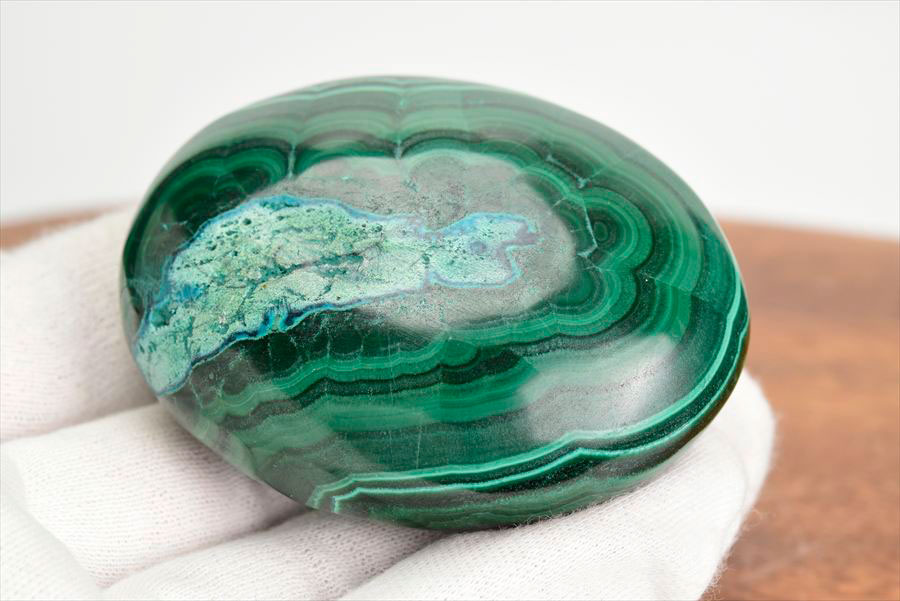 コンゴ産 マラカイト孔雀石 Malachite 卵 エッグ 置物 マーブル 磨き 天然石 パワーストーン