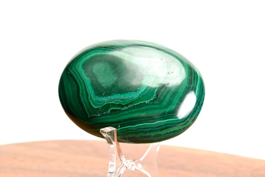 コンゴ産 マラカイト孔雀石 Malachite 卵 エッグ 置物 マーブル 磨き 天然石 パワーストーン