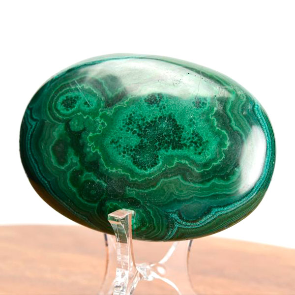 コンゴ産 マラカイト孔雀石 Malachite 卵 エッグ 置物 マーブル 磨き 天然石 パワーストーン