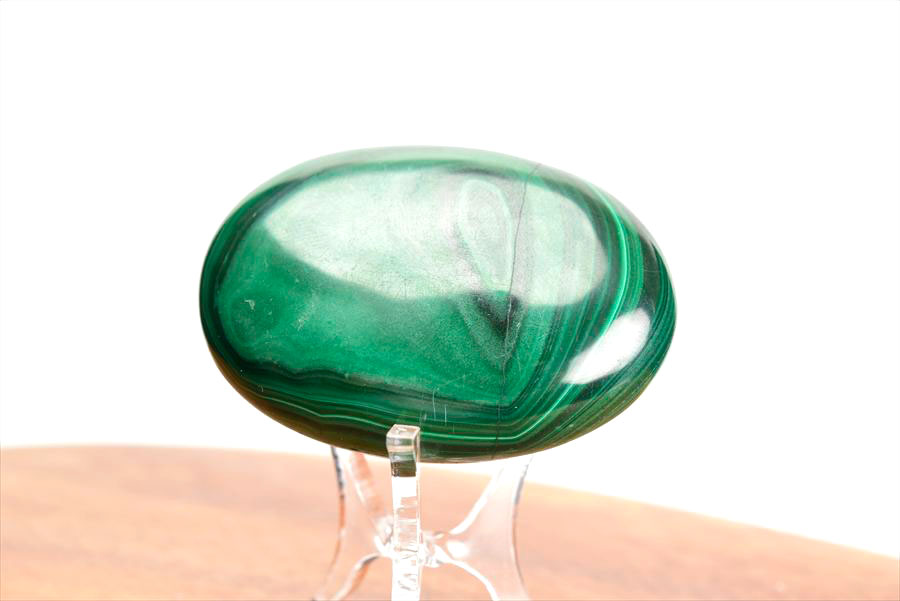コンゴ産 マラカイト孔雀石 Malachite 卵 エッグ 置物 マーブル 磨き 天然石 パワーストーン