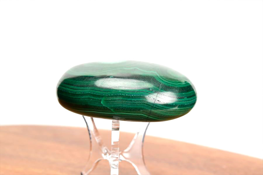 コンゴ産 マラカイト孔雀石 Malachite 卵 エッグ 置物 マーブル 磨き 天然石 パワーストーン