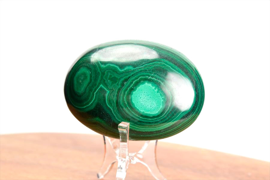 コンゴ産 マラカイト孔雀石 Malachite 卵 エッグ 置物 マーブル 磨き 天然石 パワーストーン
