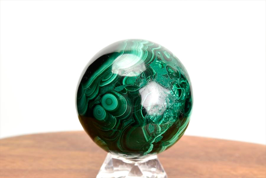 コンゴ産 マラカイト孔雀石 Malachite 卵 エッグ 置物 マーブル 磨き 天然石 パワーストーン