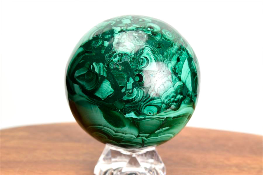 コンゴ産 マラカイト孔雀石 Malachite 卵 エッグ 置物 マーブル 磨き 天然石 パワーストーン