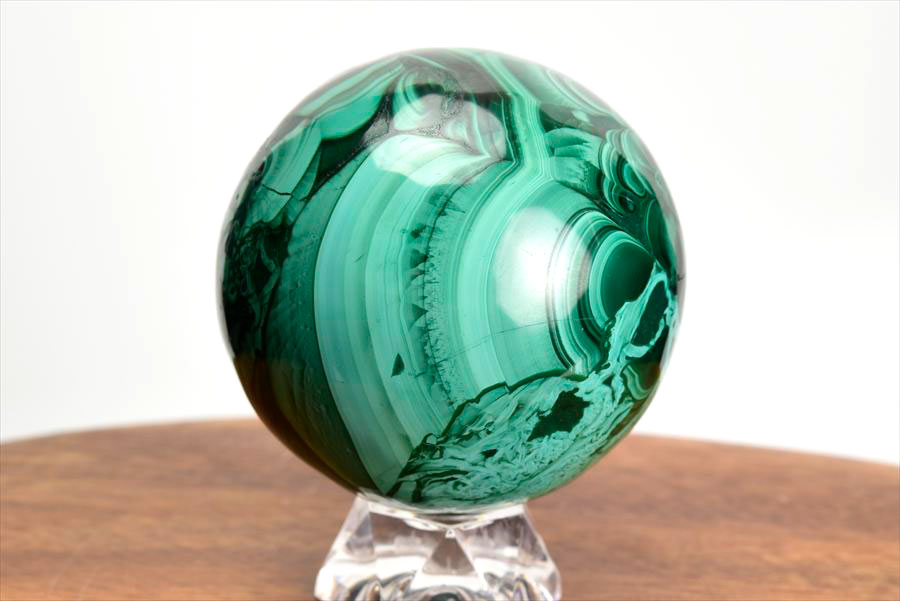 コンゴ産 マラカイト孔雀石 Malachite 卵 エッグ 置物 マーブル 磨き 天然石 パワーストーン