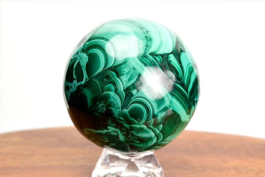 コンゴ産 マラカイト孔雀石 Malachite 卵 エッグ 置物 マーブル 磨き 天然石 パワーストーン