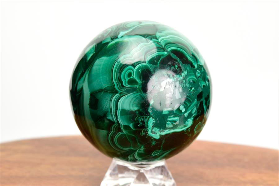 コンゴ産 マラカイト孔雀石 Malachite 卵 エッグ 置物 マーブル 磨き 天然石 パワーストーン