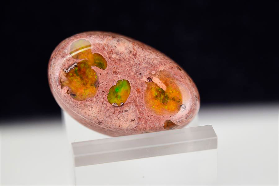 メキシコ マグダレナ カンテラオパール ルース タンブル 母岩オパール 遊色 Cantera Opal Magdalena