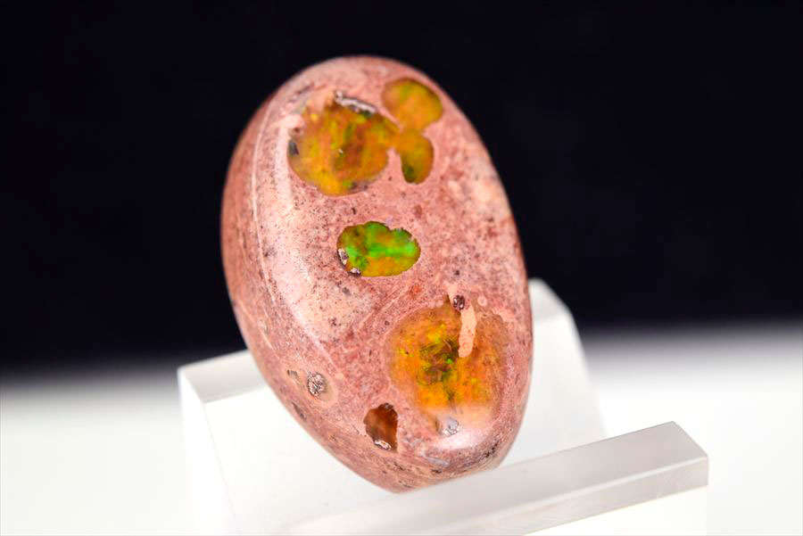 メキシコ マグダレナ カンテラオパール ルース タンブル 母岩オパール 遊色 Cantera Opal Magdalena