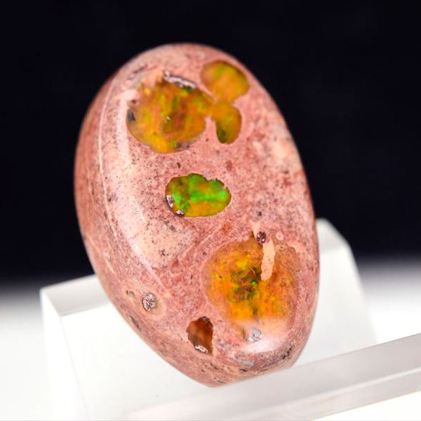メキシコ マグダレナ カンテラオパール ルース タンブル 母岩オパール 遊色 Cantera Opal Magdalena