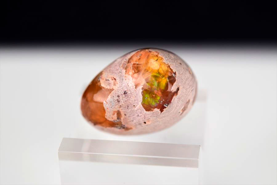 メキシコ マグダレナ カンテラオパール ルース タンブル 母岩オパール 遊色 Cantera Opal Magdalena