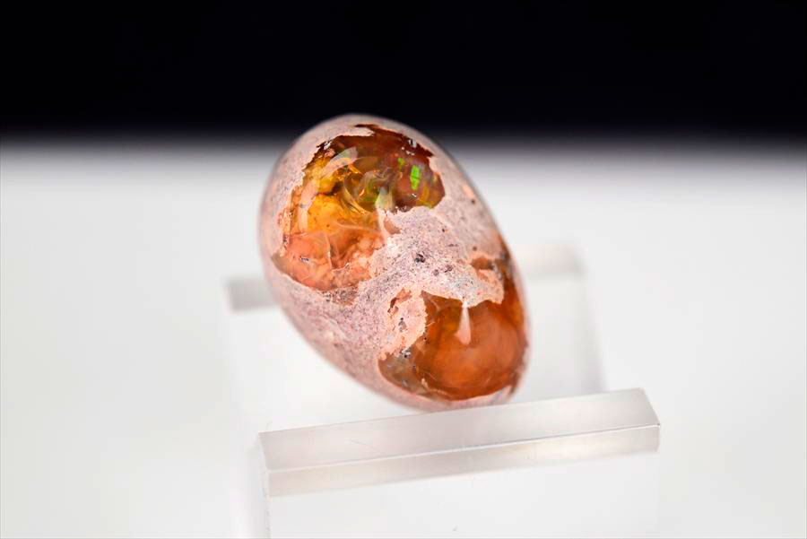 メキシコ マグダレナ カンテラオパール ルース タンブル 母岩オパール 遊色 Cantera Opal Magdalena