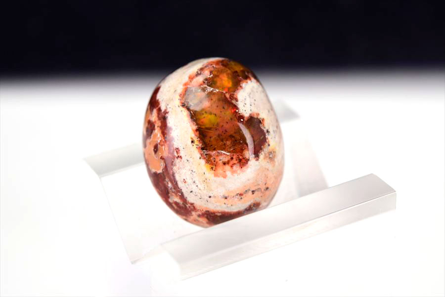 メキシコ マグダレナ カンテラオパール ルース タンブル 母岩オパール 遊色 Cantera Opal Magdalena