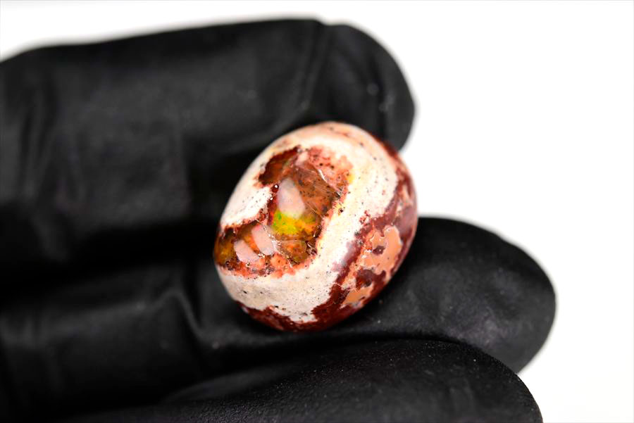 メキシコ マグダレナ カンテラオパール ルース タンブル 母岩オパール 遊色 Cantera Opal Magdalena