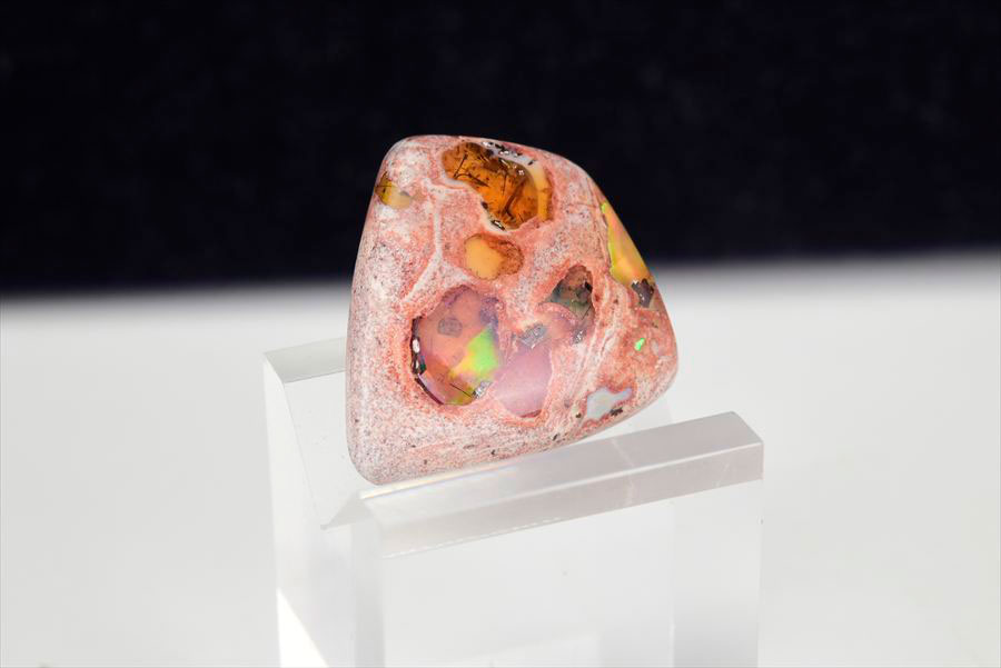 メキシコ マグダレナ カンテラオパール ルース タンブル 母岩オパール 遊色 Cantera Opal Magdalena