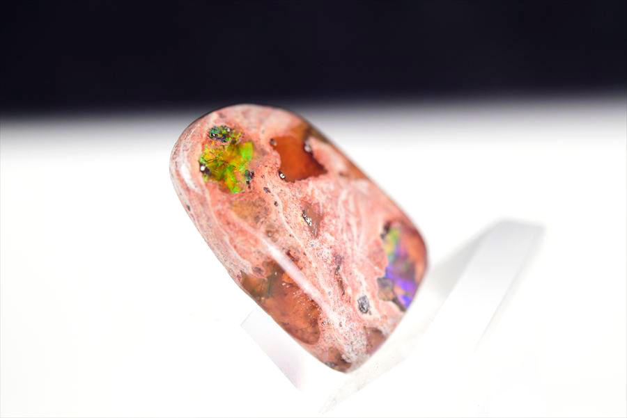 メキシコ マグダレナ カンテラオパール ルース タンブル 母岩オパール 遊色 Cantera Opal Magdalena