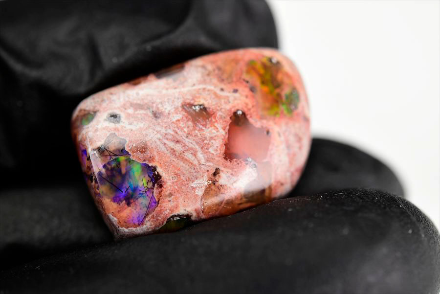 メキシコ マグダレナ カンテラオパール ルース タンブル 母岩オパール 遊色 Cantera Opal Magdalena